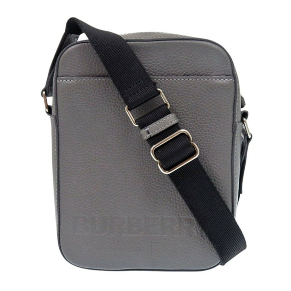 Burberry 8052890 Leather Grey Shoulder Bag 0844BURBERRY - Picture 1 of 8